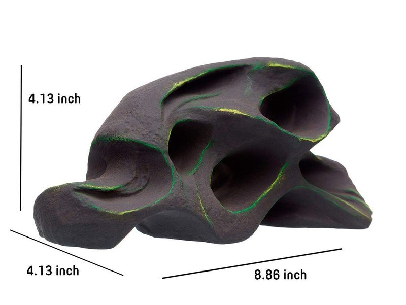 Plecoceramics Honeycomb Aquarium Hiding cave Decoration for bettas Cichlids plecos - Image 3